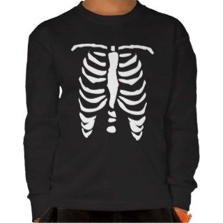 Halloween clothes for children  Scary skeleton Shirt