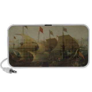 A Sea Action, possibly the Battle of Cadiz, 1596  Speaker