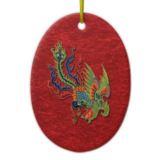 Chinese Wealthy Peacock Tattoo Ornament