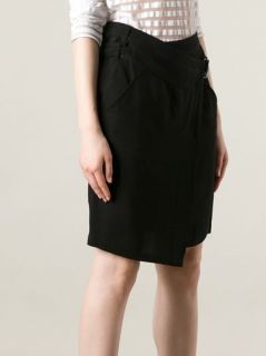 Ann Demeulemeester Asymmetric Wrap Skirt   Vitkac