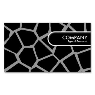 Rounded Edge Tag   GoGiraffe Gray 999999 Business Card