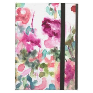 Pink Abstract Watercolor Flower Background Cover For iPad Air