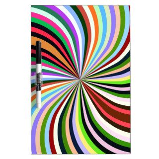 Multicolor Swirl. Chic, Exotic Colorful Background Dry Erase Whiteboards