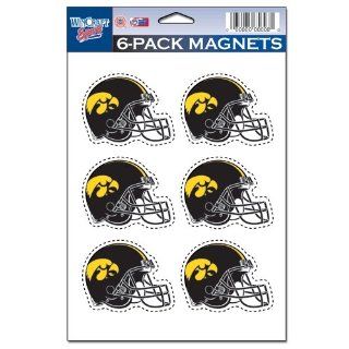 Iowa Hawkeyes Official NCAA 2" Car Magnet 6 Pack by Wincraft  Sports Related Magnets  Sports & Outdoors