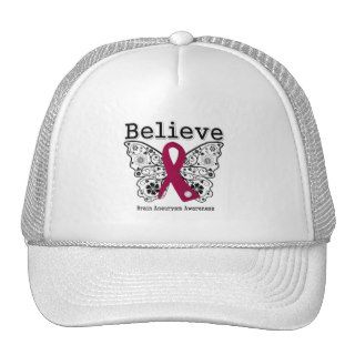 Believe Brain Aneurysm Awareness Mesh Hat