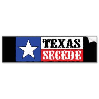 Texas Secede Bumper Stickers