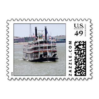Steamboat on the Mississippi River Stamps
