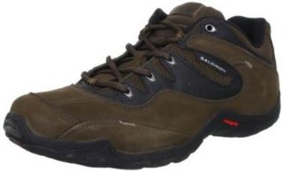 Salomon Men's Elios 2 Lite Hiking Shoe,Asphalt/Black/Flea,7 M US Shoes