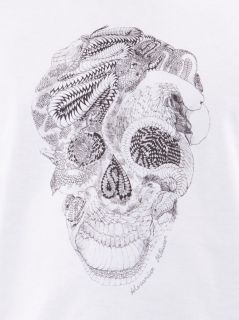 Tattoo snake skull print T shirt  Alexander McQueen  MATCHES