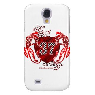 37 racing numbers tigers galaxy s4 covers