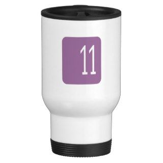 #11 Purple Square Coffee Mugs