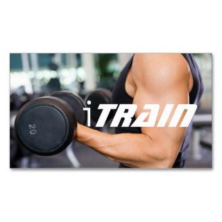 Personal Trainer Exercise Gym Fitness Business Business Card
