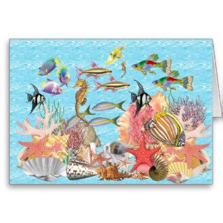 Under the sea card