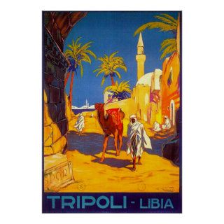 Tripoli Libia   Libya ~ Vintage African Travel Print