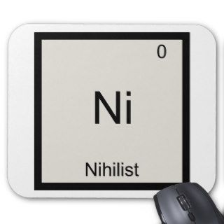 Ni   Nihilist Funny Chemistry Element Symbol Tee Mouse Pads