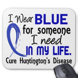 Blue For Someone I Need Huntington's Disease Mousepad