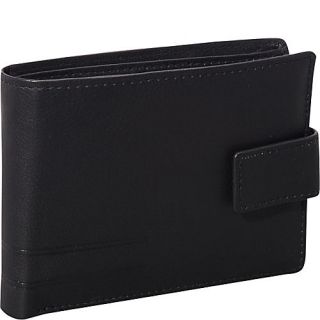 Mancini Leather Goods Men’s RFID Secure Wallet with Coin Pocket
