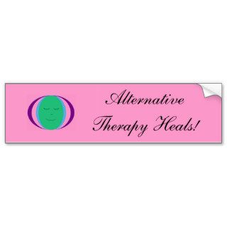 Alternative Therapy Heals   bumper sticker