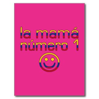 La Mamá Número 1   Number 1 Mom in Colombian Post Card