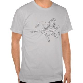 Turtle Outline T shirt
