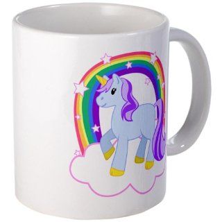 Magical Unicorn with Rainbow Mug Mug by  Kitchen & Dining