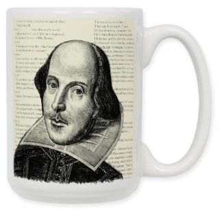 Shakespeare 15 Oz. Ceramic Coffee Mug Kitchen & Dining