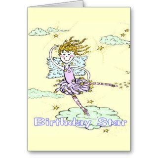 Happy Birthday Star Fairy Greeting Card