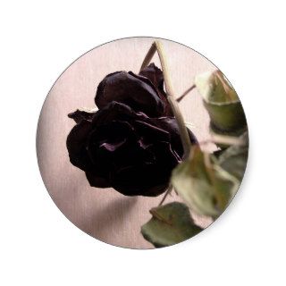 Gothic Dead Rose Stickers