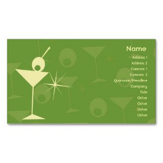 Martini Dazzle   Business Business Cards