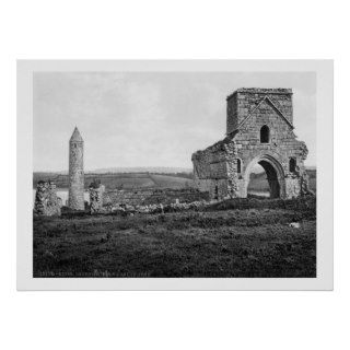 Devenish Island Monastic Tower Print