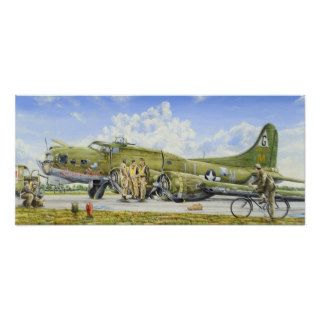 305TH BOMB GROUP B 17 FLYING FORTRESS PRINT