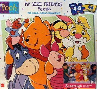 Winnie the Pooh My Size Friends Puzzle   46 Pieces Toys & Games