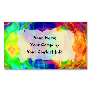 Rainbow Pool Business Card Template