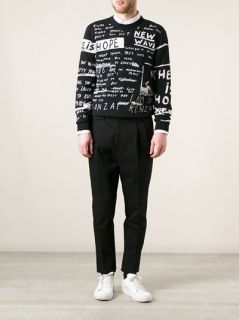 Kenzo Scribbled Motif Sweater