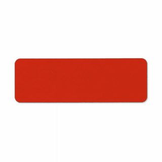 Plain Red Background. Return Address Labels