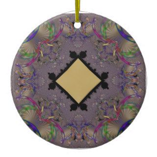 Kaleidoscope Fractal 215 Christmas Ornament