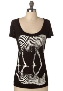 Zebra flection Tee  Mod Retro Vintage Short Sleeve Shirts