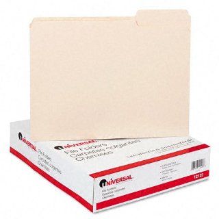 Universal   File Folders, 1/3 Cut 3rd Position, One Ply Top Tab, Letter, Manila, 100/Box   Pack of 8 