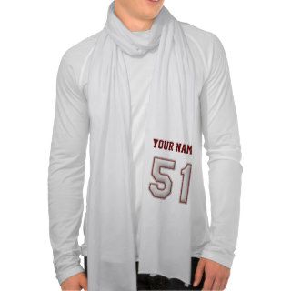 Player Number 51   Cool Baseball Stitches Scarf Wraps