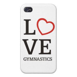 LOVE Gymnastics iPhone 4/4S Cases