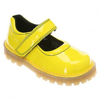 Dr Martens Kids Fluorescents Mary Jane  Girls'   Yellow Patent