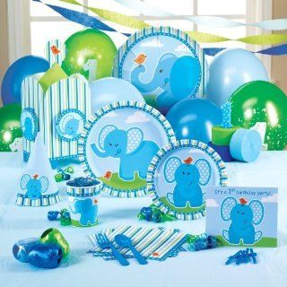 Birthday Express Blue Elephants 1st Birthday Party Supplies Health & Personal Care