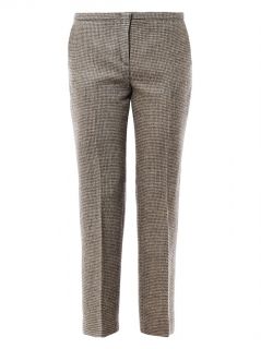 Herringbone cropped wool trousers  No. 21
