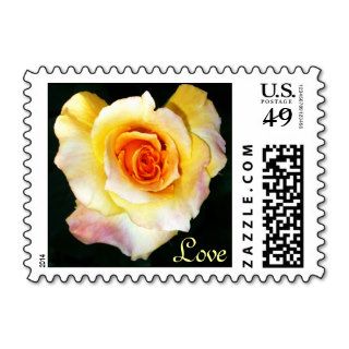 Heart Shaped Rose Love Postage