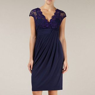 Alexon Twilight Lace Top Jersey Dress