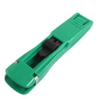 Green Plastic Housing 20 Pcs Sheet Metal Clamp Dispenser w 40 Pcs Clips  Office Plier Staplers 