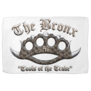 The Bronx   Spiked Brass Knuckles Kitchen Towels