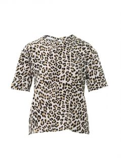 Logan leopard print silk blouse  Equipment