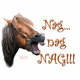 Nag 1 Funny Horse Acrylic Cut Outs