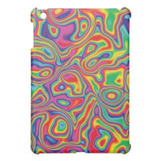 Psychedelic Rainbow Oil Pern iPad Mini Cover